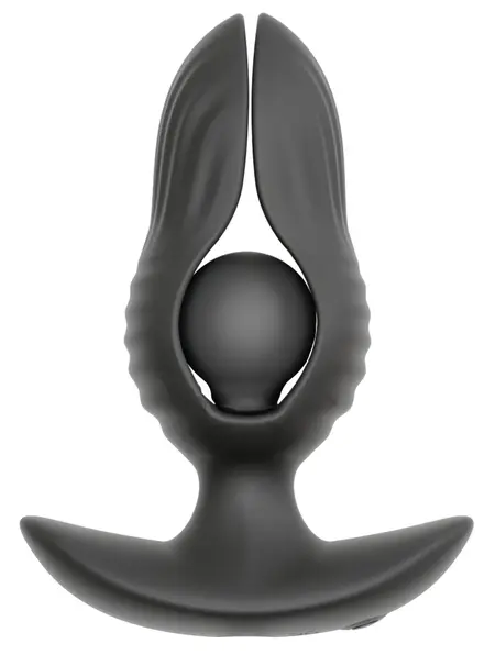 ANOS RC vibrirajući silikonski čep na naduvavanje, proširiv, crni, 10.9 cm