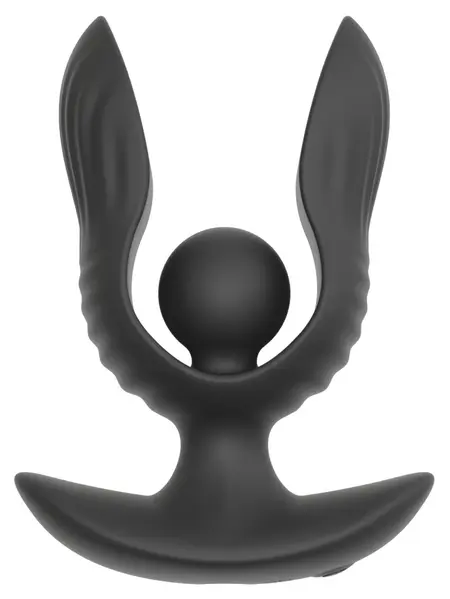 ANOS RC vibrirajući silikonski čep na naduvavanje, proširiv, crni, 10.9 cm