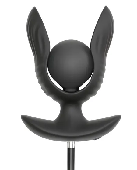 ANOS RC vibrirajući silikonski čep na naduvavanje, proširiv, crni, 10.9 cm