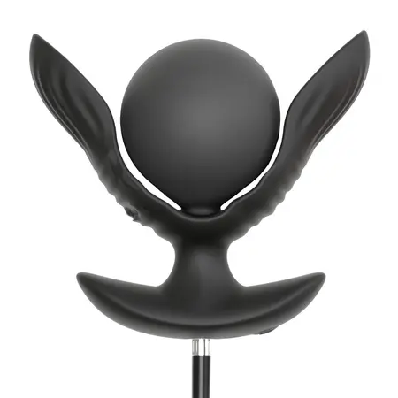 ANOS RC vibrirajući silikonski čep na naduvavanje, proširiv, crni, 10.9 cm