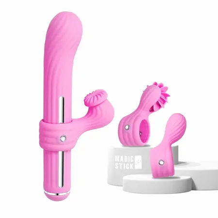 OTOUCH Magic Stick Pink - Višenamenski Štapić sa 3 Dodatka, Grejanje