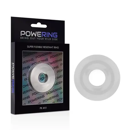 Powering Flexible Performance Ring 3.5cm Transparent TPE