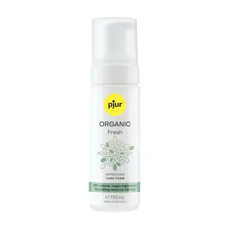 pjur Organic Fresh nežna pena za čišćenje 150ml sa veganskom formulom na biljnoj bazi