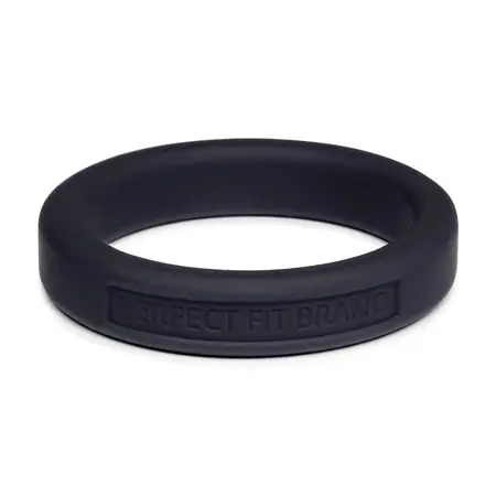 Perfect Fit Hefty Ring Classic silikonski prsten crni 4.4 cm