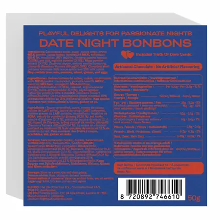 The Oh Collective Date Night Bonbon karamel čokolade sa biljnim ekstraktima 4 komada