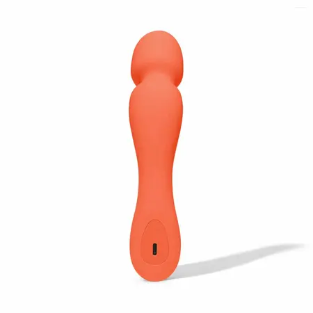 Dame Min Mini Wand intimni masažer u boji Papaya, kompaktni i ergonomski dizajn