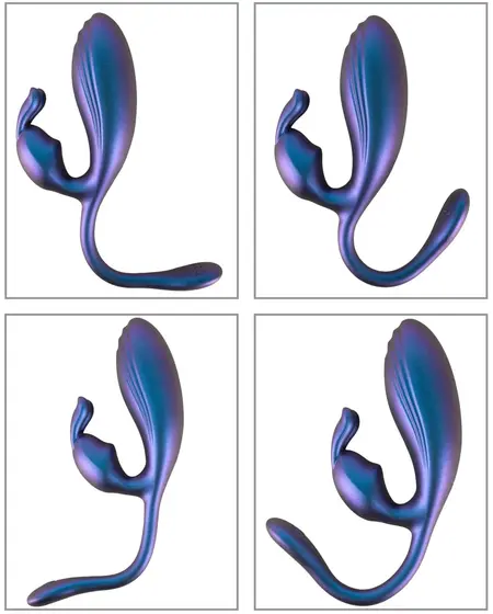 Sweet Smile Metallic Flexible Double silikonski sistem sa dvostrukim delovanjem 22.5cm