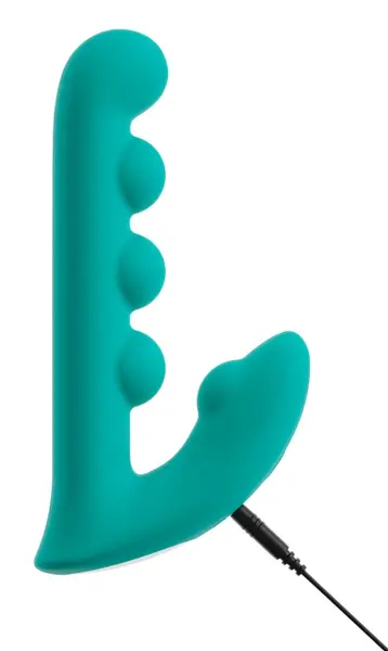 beau coeur Sylora Unique Beads intimni sistem za duplu stimulaciju, 17 cm, ljubičasti