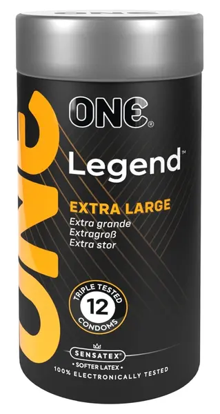 ONE Legend Extra Large kondomi 12 komada, Sensatex, veganski, 56mm