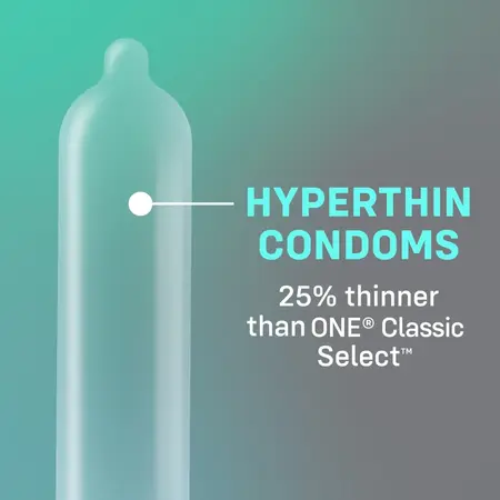 ONE Vanish Hyperthin 12 komada, ultra tanki providni kondomi za maksimalan užitak