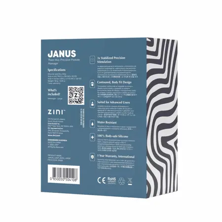 ZINI JANUS LAMP IRON L Intimate Prostate Wellness Device Red Large