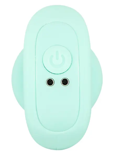 Cuties Vibrating Mini Plug Green, kompaktni silikonski intimni sistem sa USB punjenjem