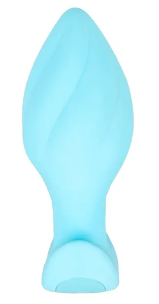 Cuties Vibrating Plug Blue - Compact Rechargeable Silicone Model 8 cm