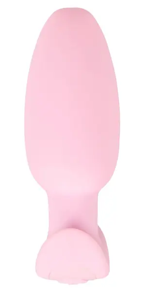 Cuties Rose Vibrating Plug - Compact Silicone Model, 7 Modes, 8 cm