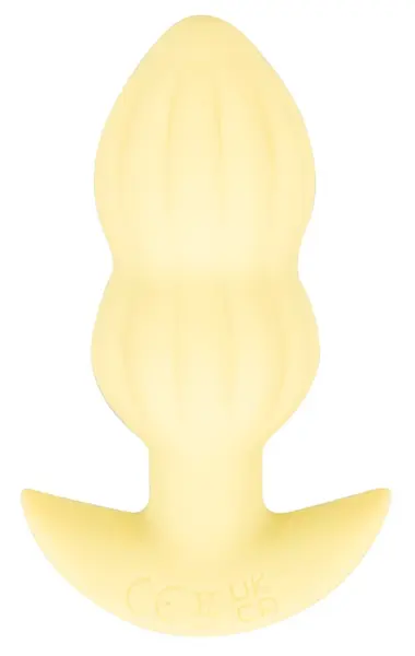 Cuties Vibrating Plug Yellow kompaktni silikonski model sa 7 modova vibracije i dužinom od 8 cm