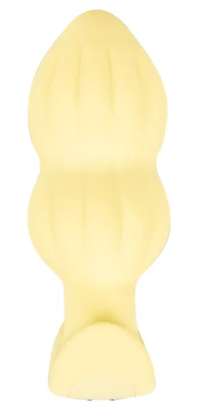 Cuties Vibrating Plug Yellow kompaktni silikonski model sa 7 modova vibracije i dužinom od 8 cm