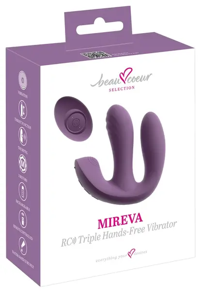 beau coeur Mireva RC Triple intimni uređaj sa više zona i daljinskim upravljanjem
