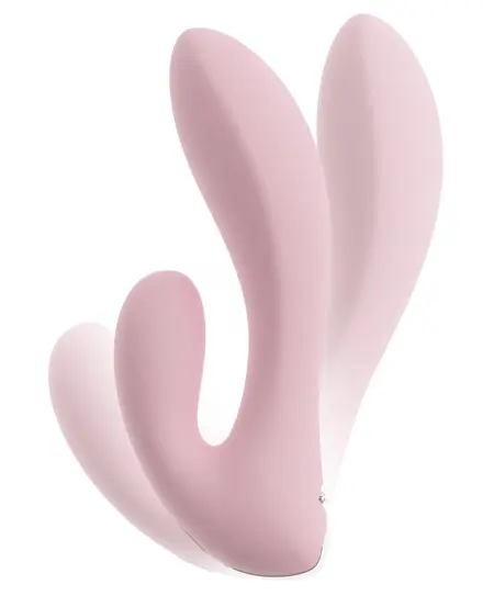 beau coeur Cerya Strong Mini vibrator sa dva kraka, 14 cm, ljubičasti