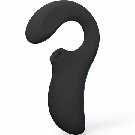 LELO ENIGMA Double Sonic crni intimni masažer, upravljanje preko aplikacije, 8 modova rada