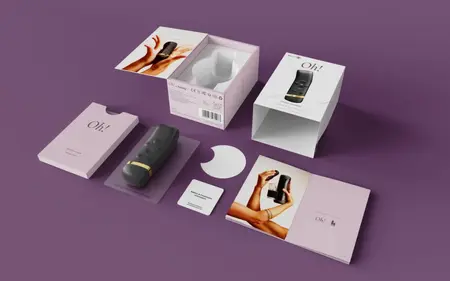 Handy Oh! Vibrator, interaktivna intimna igračka roze boje koja reaguje na zvuk