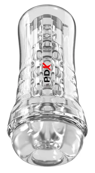 PDX Elite ViewTube EZ-Grip Prozirni Stimulacioni Sistem 21cm