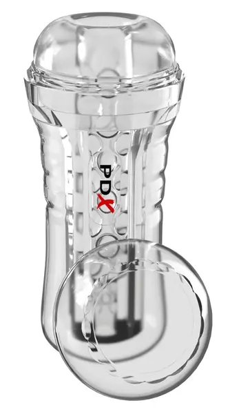PDX Elite ViewTube EZ-Grip Prozirni Stimulacioni Sistem 21cm