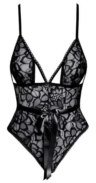 Kissable Body L/XL Delikatna Crna Čipka Podesive Trake