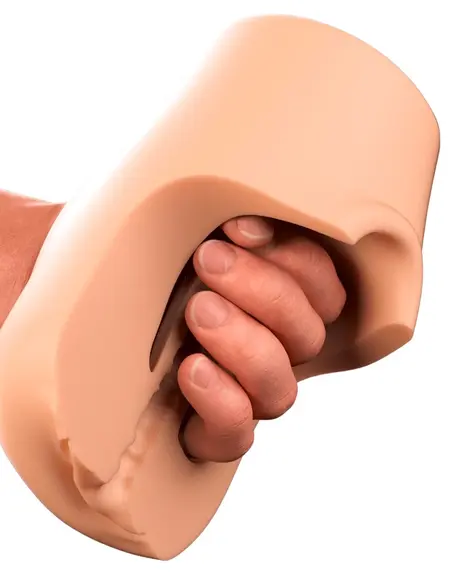 PDX Plus Squeeze Core Stroker intimni masturbator, TPE, 18 cm, prirodan dodir kože