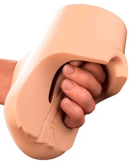 PDX Plus Double Pounder vibrirajući intimni sistem, dupli tunel, 20.5 cm