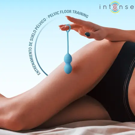 Intense Charli Kegel Ball Kit Ocean Blue - 3-Piece Pelvic Training Set