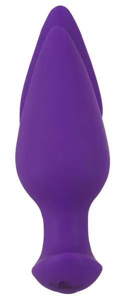 Sweet Smile RC 2in1 vibrator za gaćice i analni čep sa dva motora, silikonski, crni