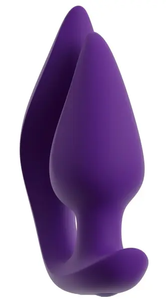 Sweet Smile RC 2in1 vibrator za gaćice i analni čep sa dva motora, silikonski, crni