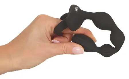 ANOS Flexible Beads vibrirajući intimni trenažer od silikona sa USB punjenjem, 21.1 cm, crni