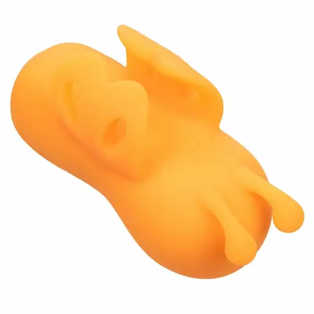 CalExotics Neon Vibes Orange ergonomski stimulator za prst sa 10 modova vibracije vodootporan