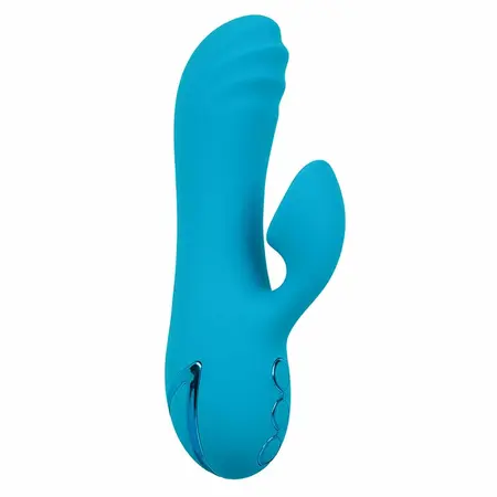 CalExotics Sunset Beach Seducer plavi vibrator sa dvostrukim delovanjem na punjenje