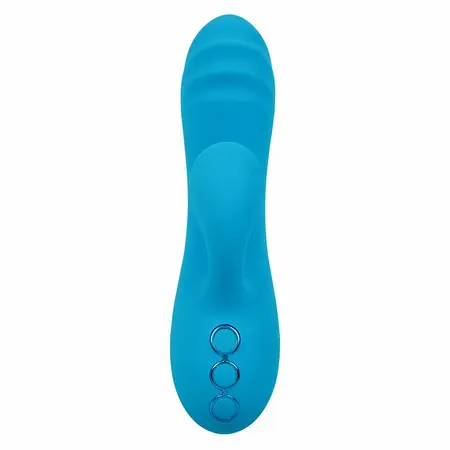 CalExotics Sunset Beach Seducer plavi vibrator sa dvostrukim delovanjem na punjenje