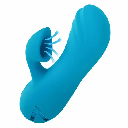 CalExotics Sunset Beach Seducer plavi vibrator sa dvostrukim delovanjem na punjenje