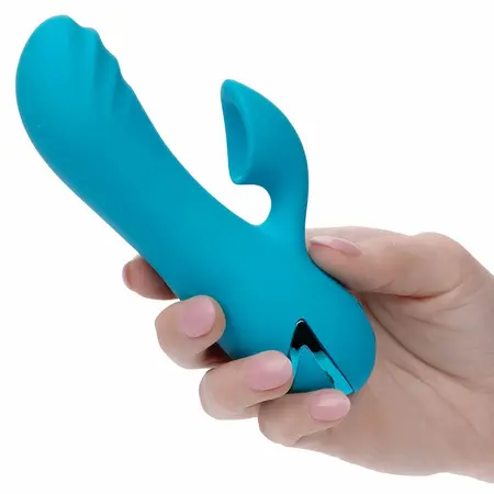 CalExotics Sunset Beach Seducer plavi vibrator sa dvostrukim delovanjem na punjenje