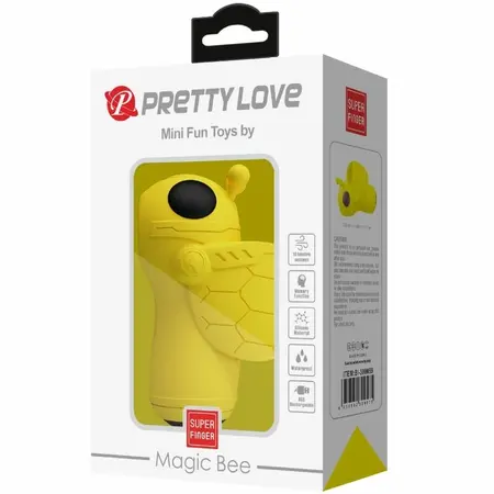 Pretty Love Magic Bee Yellow - Compact Multi-Function Silicone Device USB