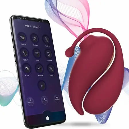 Adrien Lastic Inspiration Dual-Action Wave System & Red Remote Egg, App-Controlled