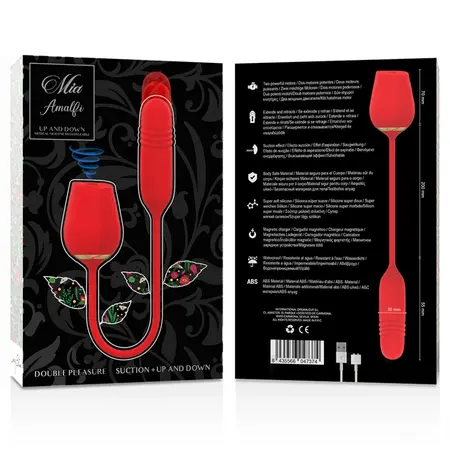 MIA Amalfi Double Pleasure Wand, punjivi silikonski masažer sa dvostrukim delovanjem