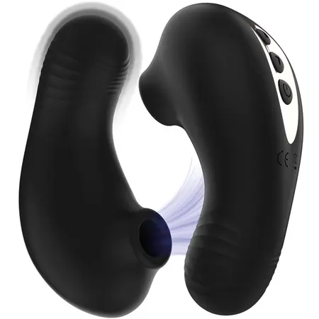 Rithual Shushu Pro Pocket Black intimni stimulator sa dvostrukim Jet motorima 11cm