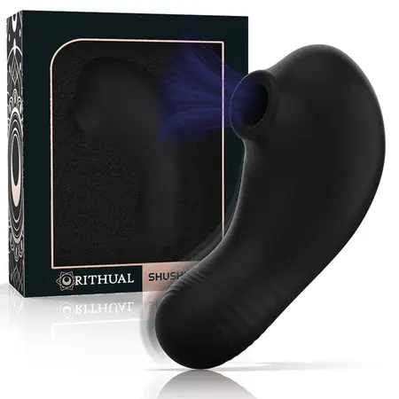 Rithual Shushu Pro Pocket Black intimni stimulator sa dvostrukim Jet motorima 11cm