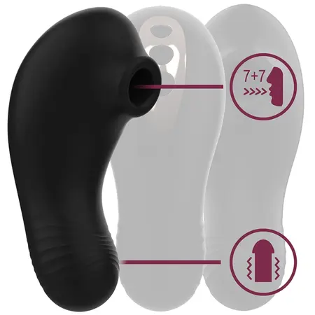 Rithual Shushu Pro Pocket Black intimni stimulator sa dvostrukim Jet motorima 11cm