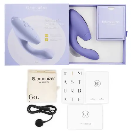 Womanizer Duo 2 Lilac sistem sa dvostrukim delovanjem vazdušnih talasa i vibracije