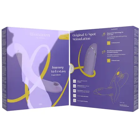 Womanizer OG Jorgovani Intimni Air Pulse & Vibracijski Uređaj, Vodootporan