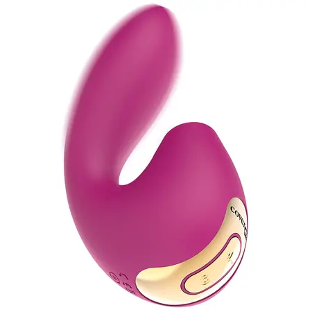 COVERME Dual Action fleksibilni silikonski intimni stimulator sa vakuumom, roze