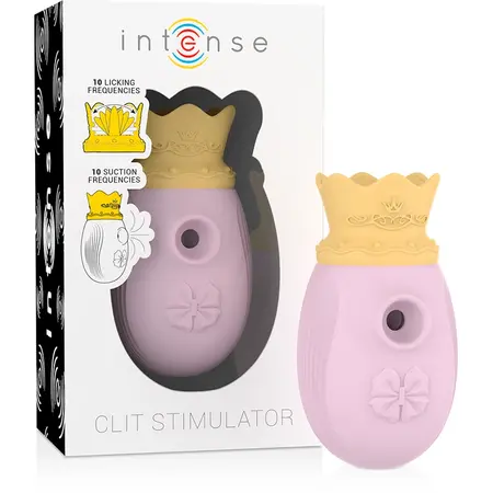 INTENSE roze stimulator klitorisa sa 10 modova talasa i lizanja, potpuno vodootporan