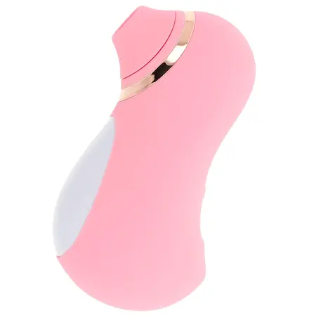 OHMAMA vibrirajući jezik intimni stimulator sa 10 modova belo zlatni na punjenje