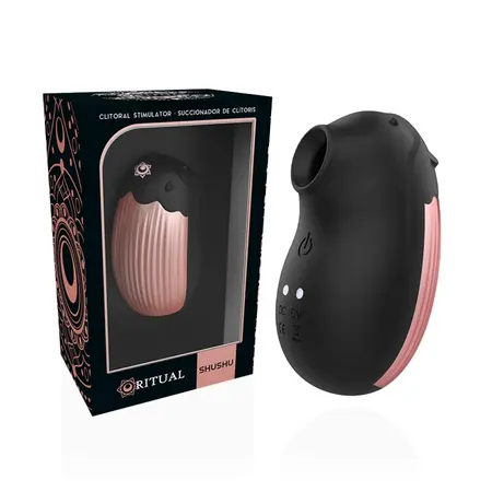 Rithual Shushu 2.0 Azabache intimni vakuumski stimulator, ergonomski, USB